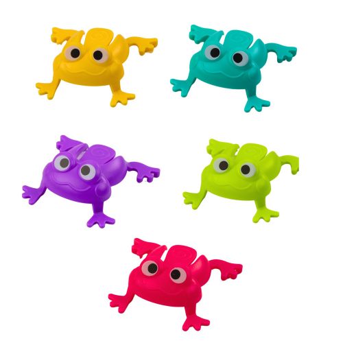 Jumping Frogs Arcade játék, 15 békás doboz, zöld