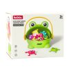 Jumping Frogs Arcade játék, 15 békás doboz, zöld