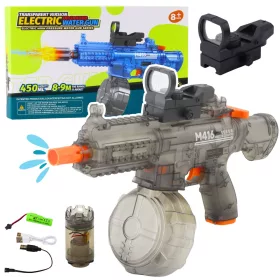   Elektromos vízipisztoly M416 megvilágított irányzékkal 450 ml 8-10 m