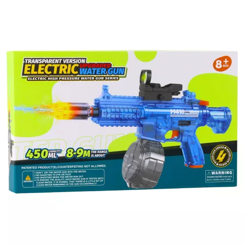 Elektromos vízipisztoly M416 megvilágított irányzékkal 450 ml 8-10 m