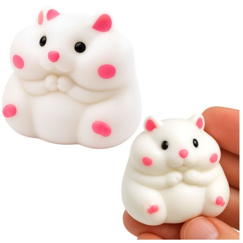 Puha hörcsög szenzoros antistressz golyó fehér 5cm