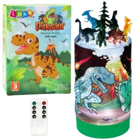   DIY dinoszauruszok üvegben kreatív készlet éjszakai fény távirányítóval