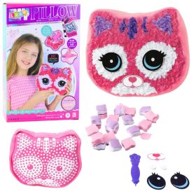   Kreatív varrókészlet cicapárna kabalája barkács hímzés