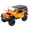 RC Jeep Wrangler Rock Crawler Narancssárga 1:14 Távirányítású Terepjáró