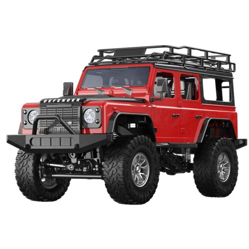 Távirányítású terepjáró RC Land Rover Defender 90 piros 1:14