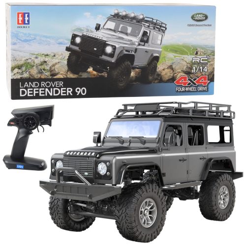 Távirányítású terepjáró RC Land Rover Defender 90 szürke 1:14