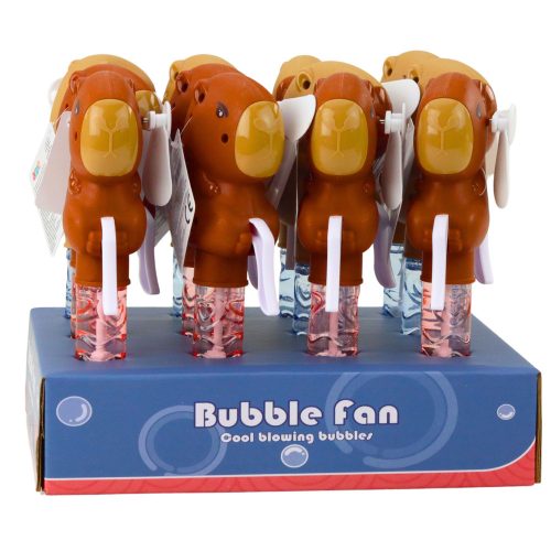 Capybara szappanbuborékok szélkerék 2 az 1-ben pálca 3 szem buborékokhoz 19cm mix