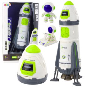 Űrrakéta, űrhajós figurák, fények, hangok