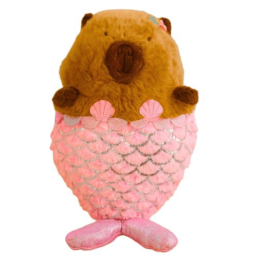 Plüssjáték Capybara Sellő Rózsaszín 28cm