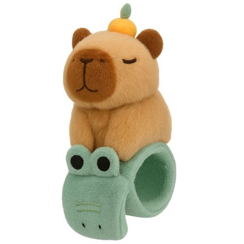 Plüss, önfeszítő csuklópánt krokodil és vízidisznó