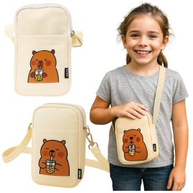   Capybara válltáska állítható pánttal fehér 20 x 14,5 cm