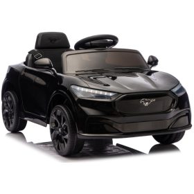 Ford Mustang Mach-E fekete, 24 V-os akkumulátoros autó