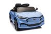 Ford Mustang Mach-E kék, 24 V-os akkumulátoros autó