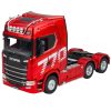 Scania Huina 1501 távirányítású teherautó, piros, 1:18