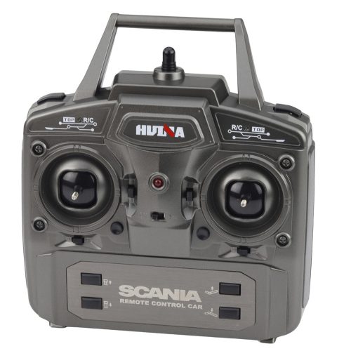 Scania Huina 1501 távirányítású teherautó, piros, 1:18