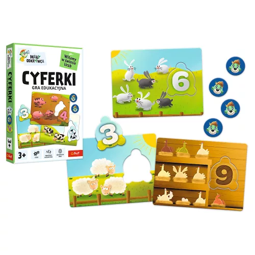 JÁTÉK - Kis felfedező számok Trefl 02810