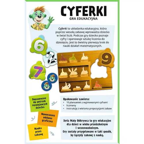 JÁTÉK - Kis felfedező számok Trefl 02810