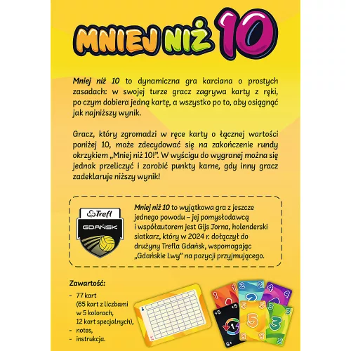 Kártyajáték – Kevesebb, mint 10 – Trefl 02880