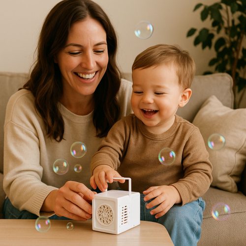 Hordozható fehér buborékkészítő gép