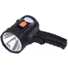 LED napelemes keresőlámpa, zseblámpa, 6 üzemmód, külső akkumulátor, cserélhető szűrők, 19 cm