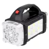 HB-1678 38W-os multifunkcionális, széles látószögű LED-es napelemes zseblámpa