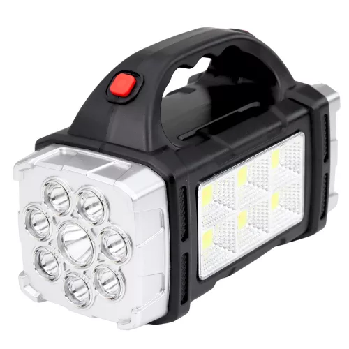 HB-1678 38W-os multifunkcionális, széles látószögű LED-es napelemes zseblámpa