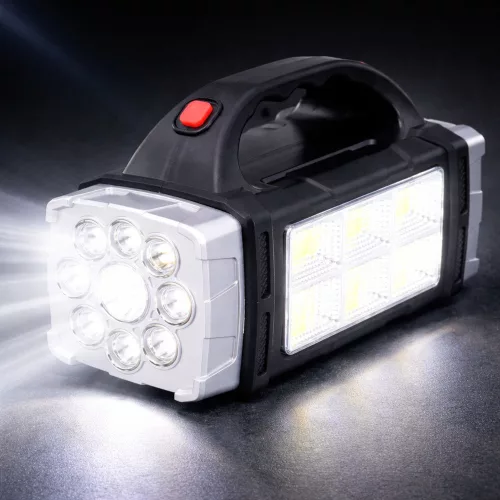 HB-1678 38W-os multifunkcionális, széles látószögű LED-es napelemes zseblámpa