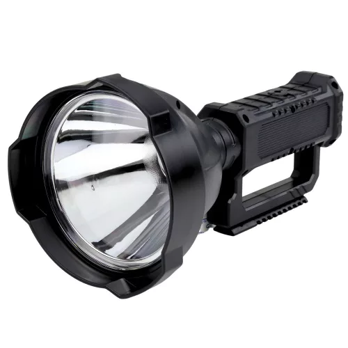 Nagy zseblámpa reflektorfény háromlábú állvánnyal LED keresőfénnyel W5120 külső akkumulátor 31 cm