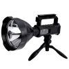 Nagy zseblámpa reflektorfény háromlábú állvánnyal LED keresőfénnyel W5120 külső akkumulátor 31 cm