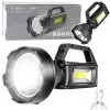 LED munkalámpa, 4 üzemmód, külső akkumulátor