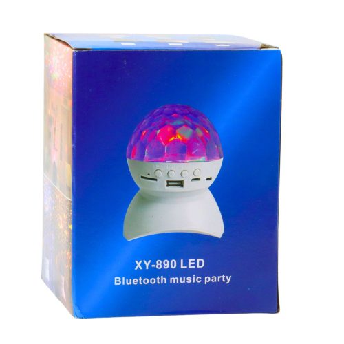 Éjszakai fény, csillagprojektor, 3 az 1-ben, Bluetooth LED hangszóró, fehér