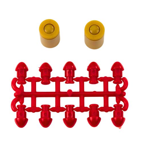 Mini pisztoly lövedékekhez és töltényekhez, fekete, 13,5 cm