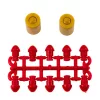 Mini pisztoly lövedékekhez és töltényekhez, fekete és barna, 13,5 cm