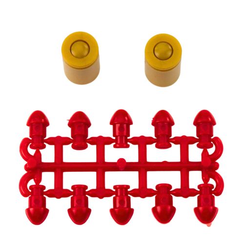 Mini pisztoly lövedékekhez és töltényekhez, fekete és barna, 13,5 cm