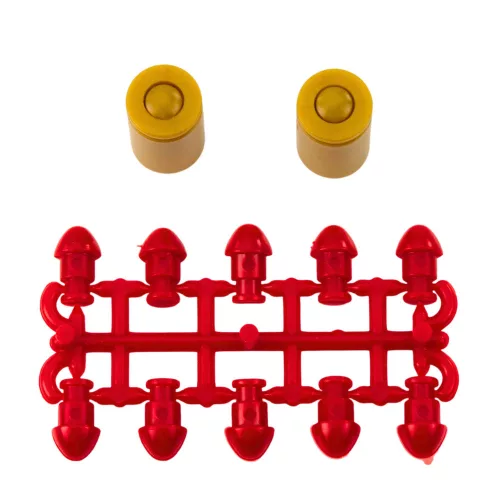 Mini pisztoly lövedékekhez és töltényekhez, fekete és barna, 13,5 cm