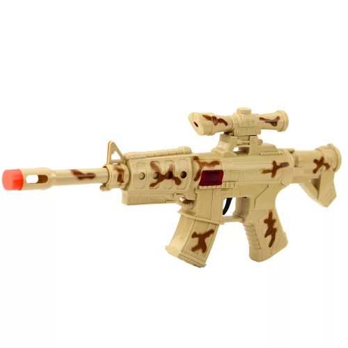 Katonai puskakészlet puskakiegészítőkkel Shot Sound Sand