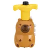 Capybara Pörgőcsiga Interaktív LED fények Dallamokkal 12,5 CM