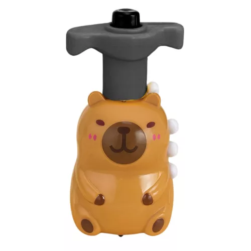 Capybara Pörgőcsiga Interaktív LED fények Dallamokkal 12,5 CM