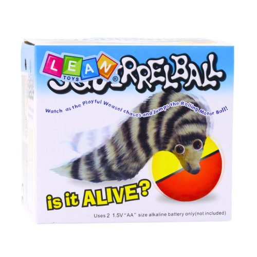 Interaktív játék gyerekeknek: labda bolyhos görényfarokkal