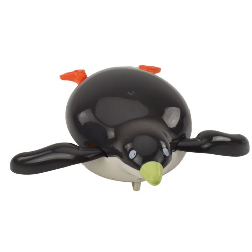 Úszó Pingvin Felhúzható Fürdővíz Játék Szürke 14,5 cm