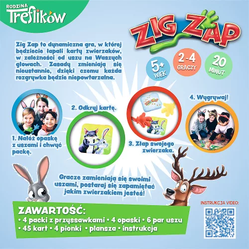 JÁTÉK - ZIG ZAP Treflik Family Trefl 02821
