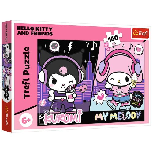 Rejtvény - 160 - Kuromi szabályok - Hello Kitty Trefl 15430