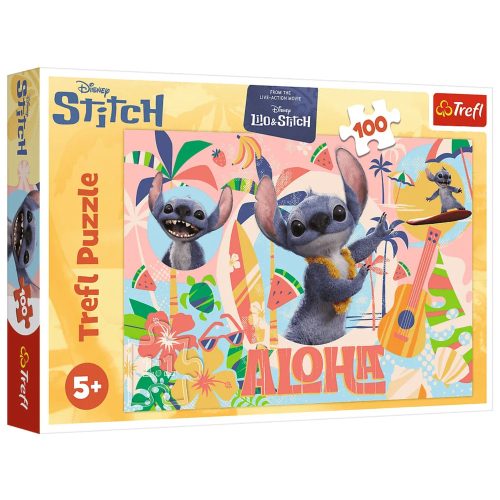 100. rejtvény – Stitch és barátok akcióban – Disney Trefl 16495