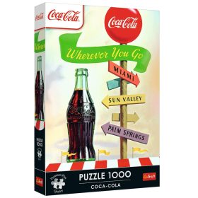   Rejtvény – 1000 Premium Plus – Coca-Cola: Bárhová mész Trefl 12098