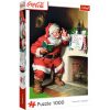 Rejtvény – 1000 XMAS – Coca-Cola: Mikulás a kandalló mellett – Trefl 10922
