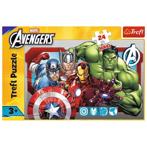 Puzzle 24 Maxi – Mindig csak – Disney Marvel The Avengers Trefl 14378
