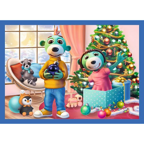 4 az 1-ben rejtvény – Havazik a Treflikeknél – Trefl 34657