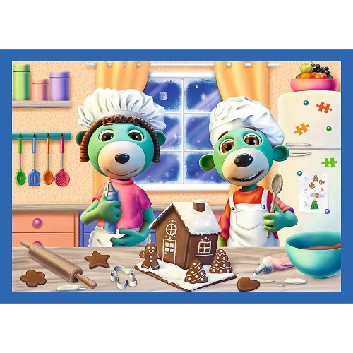 4 az 1-ben rejtvény – Havazik a Treflikeknél – Trefl 34657