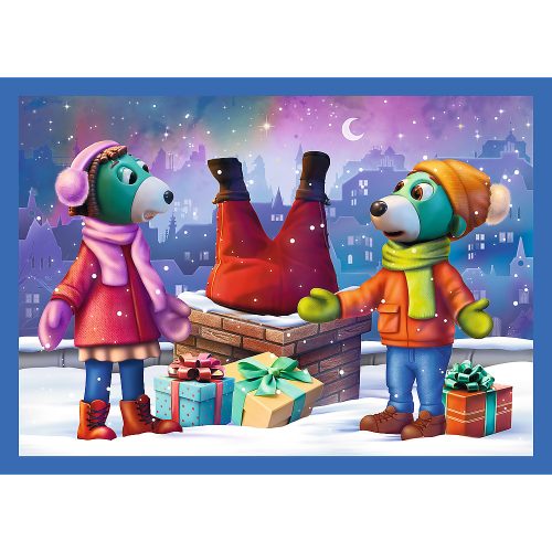 4 az 1-ben rejtvény – Havazik a Treflikeknél – Trefl 34657