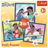 3 az 1-ben puzzle – Idő öltéssel – Lilo és Stitch Trefl 34896